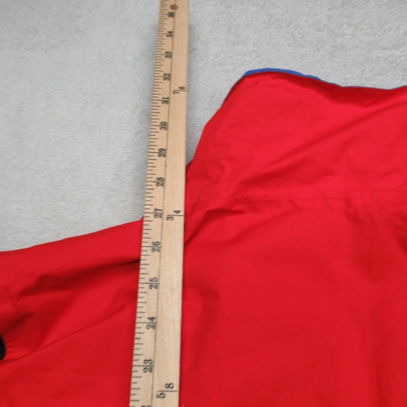 Eddie Bauer Jacket Mens Medium Red Colorblock‎ Pullover Windbreaker VTG 90's - Picture 8 of 12